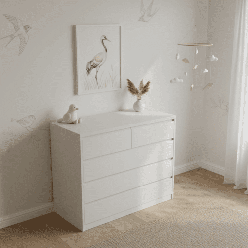 Comoda Minimal 5 cajones buña