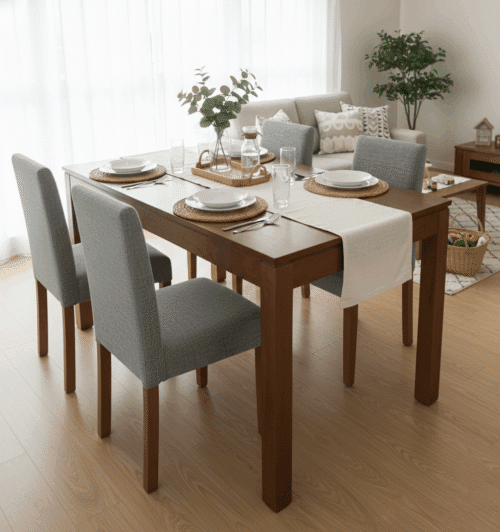 Mesa Catanzaro 140x80 y 4 Sillas Agrigento