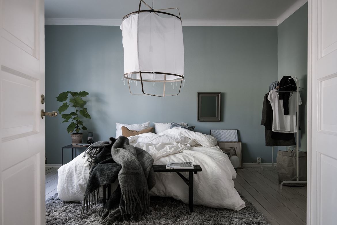 Dormitorio azul gris — Grupo Veta