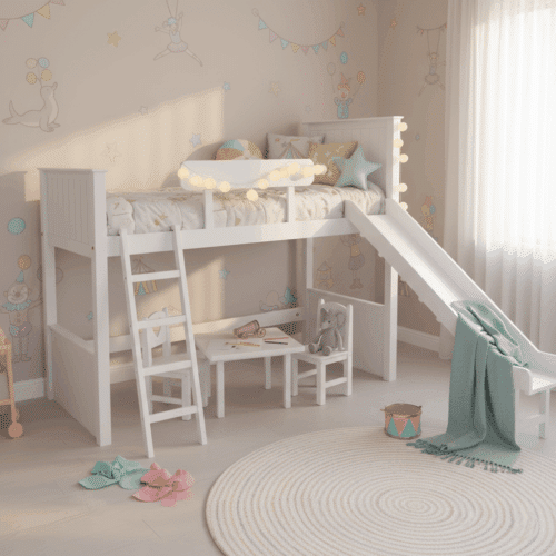 Cama Puente Ranurada con tobogan